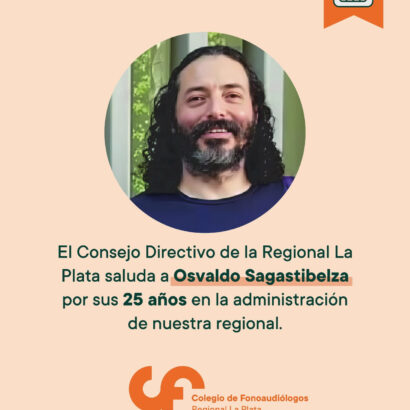 Saludamos a Osvaldo Sagastibelza por su trayectoria en nuestra regional