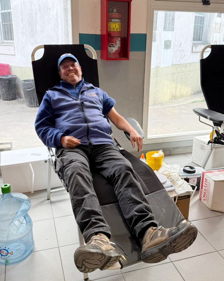 El 7 de Agosto llevamos a cabo una campaña de donación de sangre en el hall del Hospital Iriarte de Quilmes.