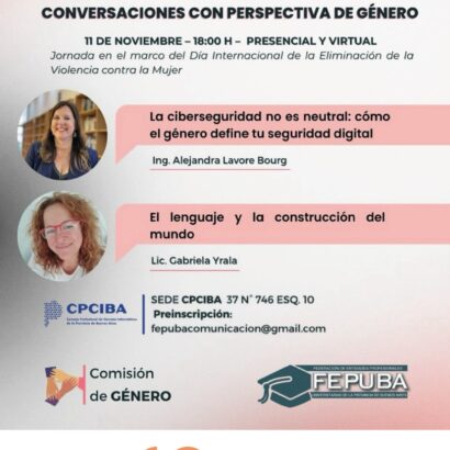 Encuentro “Conversaciones con Perspectiva de Género”