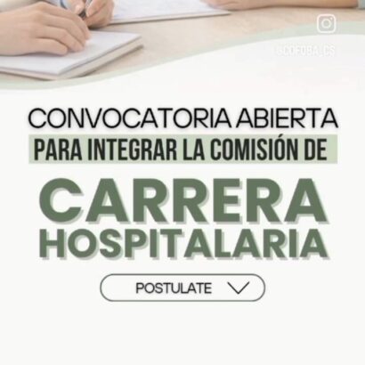 Postulate para integrar la Comisión de Carrera Hospitalaria