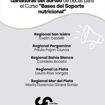 Resultados del sorteo de becas