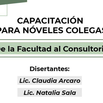 Capacitación para Nóveles Colegas