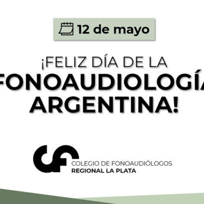 ¡Feliz día de la Fonoaudiología Argentina!