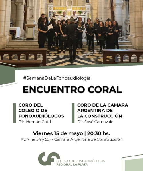 coro del colegio de fonoaudiólgos